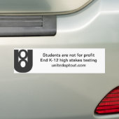United Opt Out Bumpersticker (Op auto)