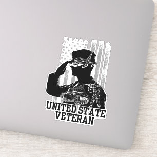 United State Veteran Sticker