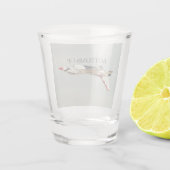 United States Air Force Thunderbird F-16 Shot Glas (Achterkant)