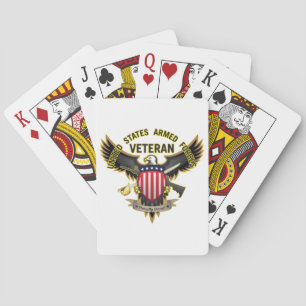 United States Armed Forces Veteran Pokerkaarten