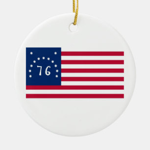 United States Bennington Flag Spirit of 76 Keramisch Ornament