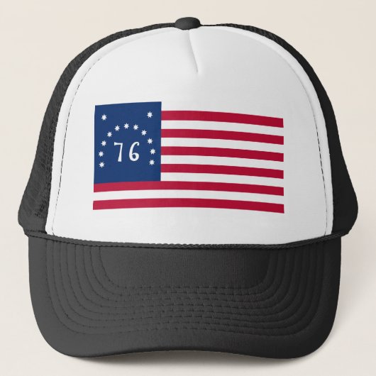 United States Bennington Flag Spirit of 76 Trucker Pet (Voorkant)