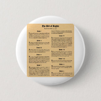 United States Bill of Rights Ronde Button 5,7 Cm