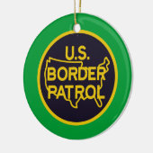 United States Border Patrol Keramisch Ornament (Links)