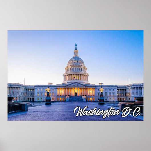 United States Capital Building, Washington D.C. Poster (Voorkant)