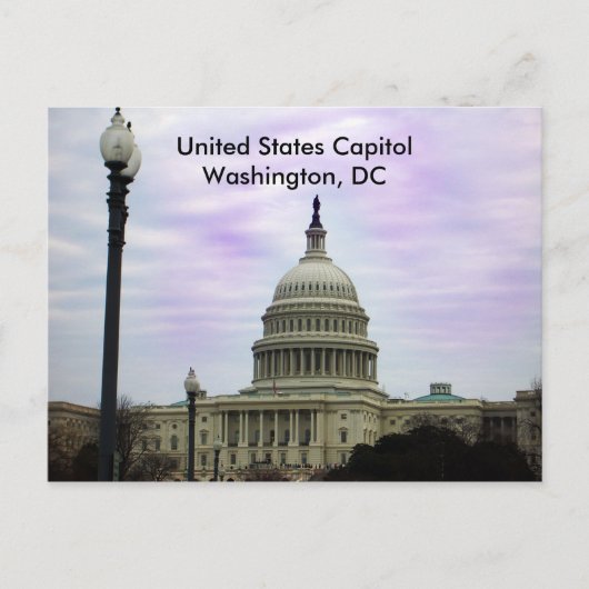 United States Capitol, Washington, DC Briefkaart (Voorkant)