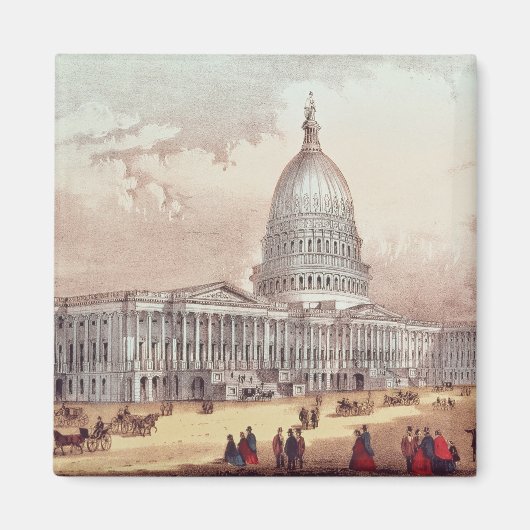 United States Capitol, Washington DC Magneet (Voorkant)