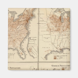 United States Census maps, 1870 Magneet