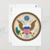 United States Coat of arms US Briefkaart (Voorkant / Achterkant)