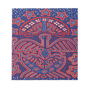 United States Eagle Democratic Patriot Notitieblok