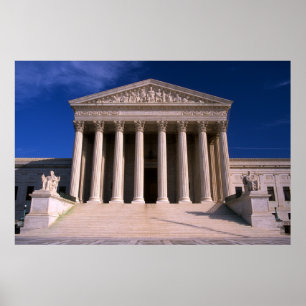 United States Hooggerechtshof Building Poster