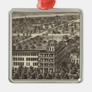 United States Hotel, Atlantic City, NJ Metalen Ornament