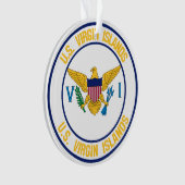 United States Maagdeneilanden Ornament (voorkant)