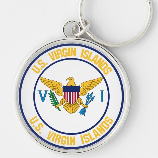 United States Maagdeneilanden Sleutelhanger (Voorkant)