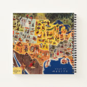 United States Map - Vacation and Play Notitieboek (Achterkant)