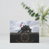 United States Marine Corps War Memorial Briefkaart (Staand voorkant)