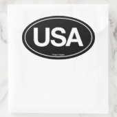 United States Oval Ovale Sticker (Tas)
