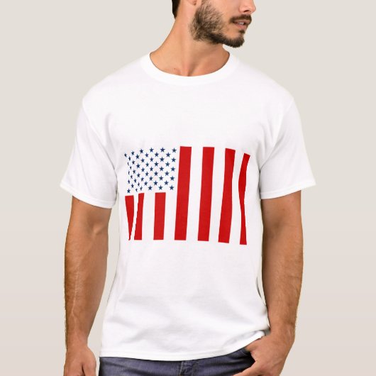 United States Peacetime Flag T-shirt (Voorkant)