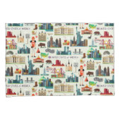 United States Symbols Pattern Kussensloop (Voorkant-Rechts)