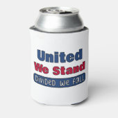 United We stand Blikjeskoeler (Blikje Achterkant)