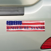 United We stand Bumpersticker (Op auto)