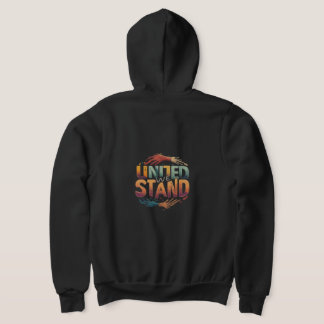 "United We Stand" Full-Zip Hoodie. T-Shirt
