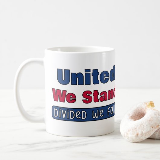 United We stand Koffiemok (Met donut)