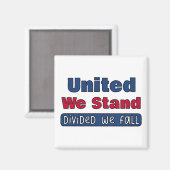 United We stand Magneet (Voorkant / Achterkant)