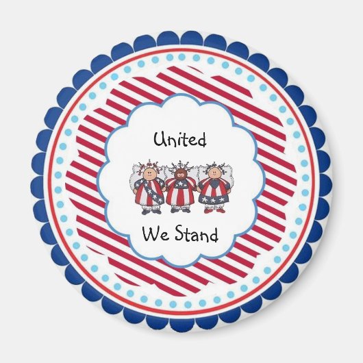 United We Stand Magnet (Devant)