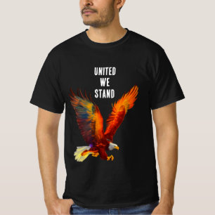 United We stand Patriotic Eagle T-Shirt