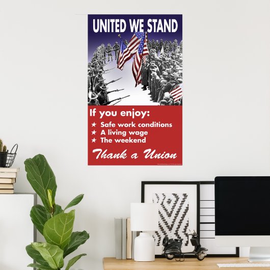 United We Stand — Poster pro-Union (Bureau à domicile)