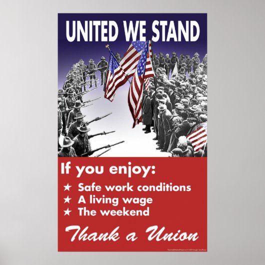United We Stand — Poster pro-Union (Devant)