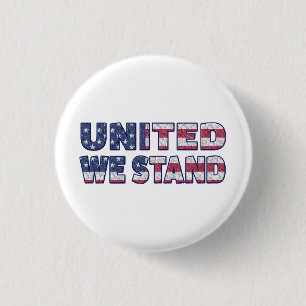 United we stand ronde button 3,2 cm