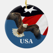 United We Stand/Verenigde Staten Keramisch Ornament (Achterkant)