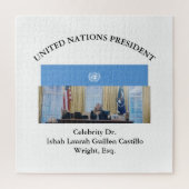 #UNITEDNATIONSPRESIDENT DR. #LAURAHCASTILLOS ESQ. LEGPUZZEL (Verticaal)
