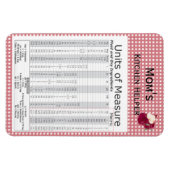 Unités de mesure Apple Design Premium Flexi Magnet (Horizontal)