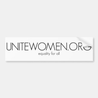 UniteWomen.org-bumpersticker Bumpersticker