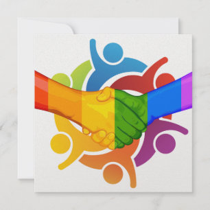 Unity 2 Rainbow Hands uitnodiging