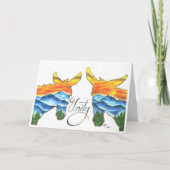 Unity Canyon Mules par Sherry Jarvis Carte pliée (Devant)