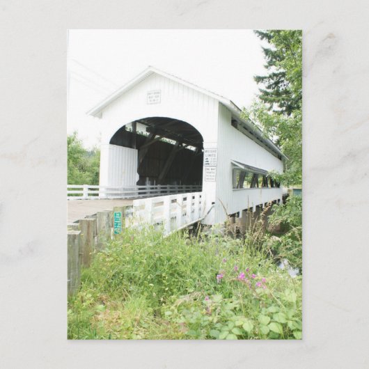 Unity Covered Bridge Briefkaart (Voorkant)