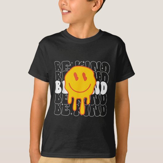 Unity Day Be Kind Kindness Smile Face Orange Groov T-shirt (Voorkant)