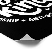 Unity Day Geen Pesten Oranje Anti Pesten Leraar Poster (Hoek)