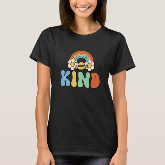 Unity Day Orange Kids Bee Kind Anti Bullying Retro T-shirt (Voorkant)
