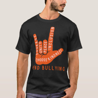 Unity Day Oranje Kinder 2021 Anti Bullying Love Si T-shirt