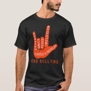 Unity Day Oranje Kinder 2022 Anti-Bullying Love Si T-shirt