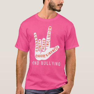 Unity Day Oranje Kinder 2022 Anti-Bullying Love Si T-shirt
