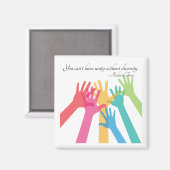 Unity & Diversity Magneet (Voorkant / Achterkant)