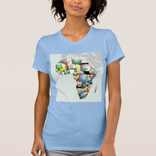 Unity in Diversity: het Collectie van de Afrikaans T-shirt (Voorkant)