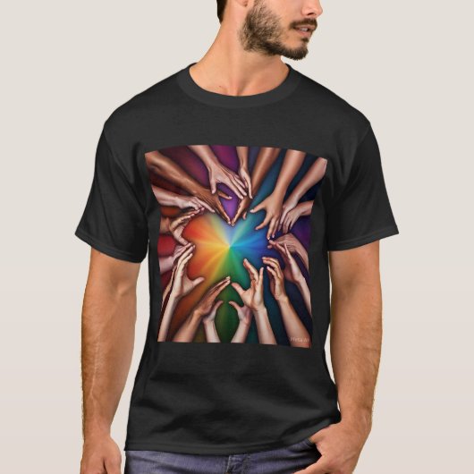 Unity in Diversity Mannen Tshirt (Voorkant)