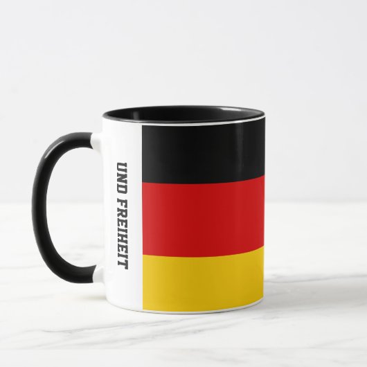 Unity Justice Freedom Germany Flag Mug (Gauche)